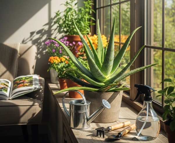 growing aloe vera indoors