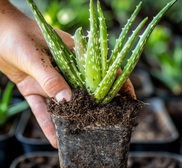 aloe vera plant tips